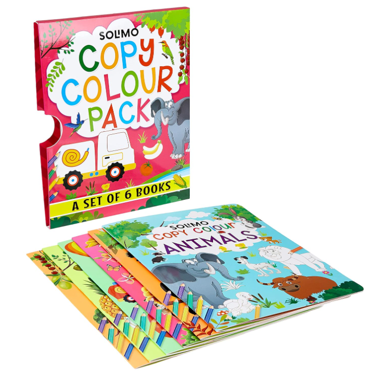 Solimo Copy Colour Pack, Set of 6 Books